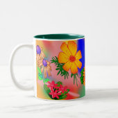 2 Couleurs Tasse d'enfant de fleur (Gauche)