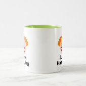 2 Couleurs Tasse d'enfant sur mesure gaie avec un visage de c (Centre)