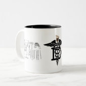 2 Couleurs Tasse dentaire de technologie (Devant gauche)