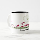 2 Couleurs Tasse dentaire d'hygiéniste de diva (Devant gauche)
