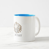 2 Couleurs Tasse - Dentiste (Devant droit)