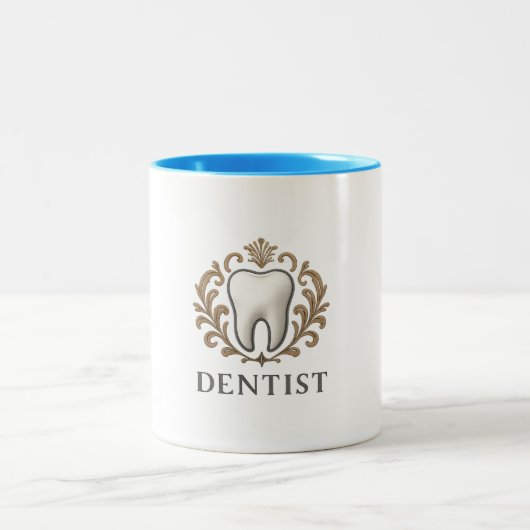 2 Couleurs Tasse - Dentiste (Centre)