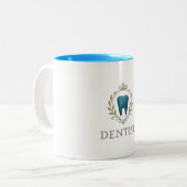 2 Couleurs Tasse - Dentiste (Devant gauche)