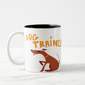 2 Couleurs Tasse d'entraîneur de chien (Gauche)