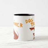 2 Couleurs Tasse d'entraîneur de chien (Centre)