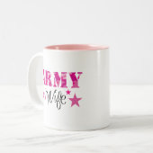 2 Couleurs Tasse d'épouse d'armée (Devant gauche)
