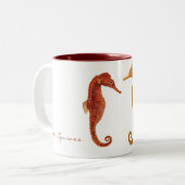 2 Couleurs Tasse d'équidés d'océan (Devant gauche)