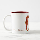 2 Couleurs Tasse d'équidés d'océan (Gauche)