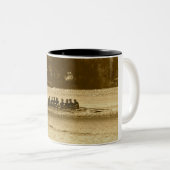 2 Couleurs Tasse d'équipage (Devant droit)