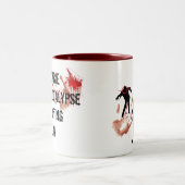 2 Couleurs Tasse d'équipe de chasse de zombi (Centre)