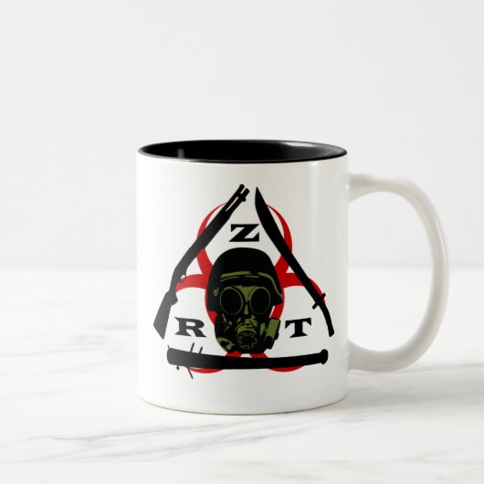 2 Couleurs Tasse d'équipe de réponse de zombi (Droit)