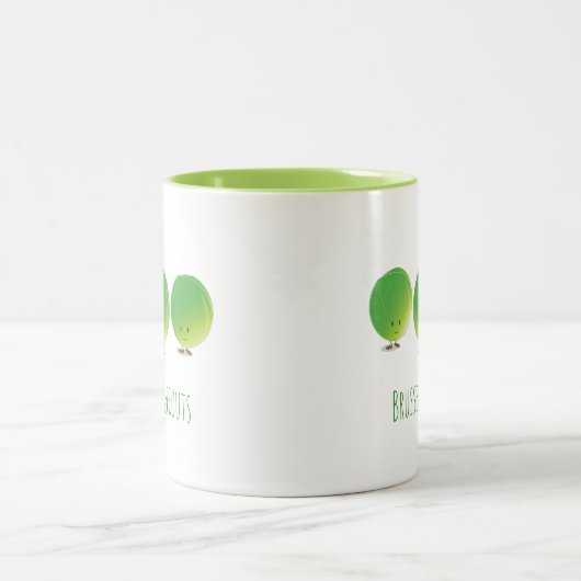 2 Couleurs Tasse des choux de bruxelles | (Centre)
