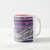 2 Couleurs Tasse des hiboux 8 (Devant droit)