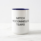 2 Couleurs Tasse des larmes de Mitch McConnell (Centre)