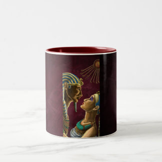 2 Couleurs Tasse des portes d'Akhetaten (aucun texte)
