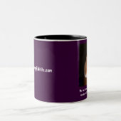 2 Couleurs Tasse désapprobatrice 1 de lapins - customisée (Centre)