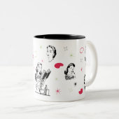 2 Couleurs Tasse désespérée de femme au foyer (Devant droit)