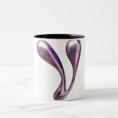 2 Couleurs Tasse design "Liquid V Reflection" (Centre)
