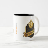 2 Couleurs Tasse d'étiquette de John Singer Sargent (Devant droit)