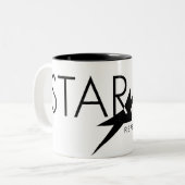2 Couleurs Tasse d'ÉTOILE (Devant gauche)