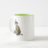 2 Couleurs Tasse d'étreinte (Devant gauche)