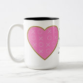 2 Couleurs Tasse d'étreintes et de baisers (Gauche)
