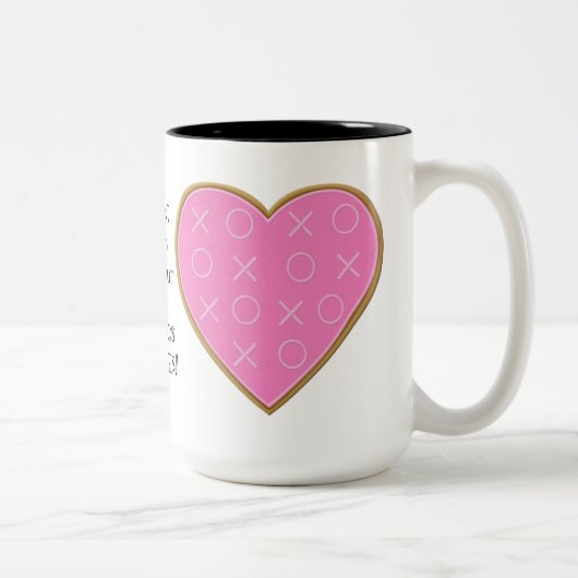 2 Couleurs Tasse d'étreintes et de baisers (Droit)
