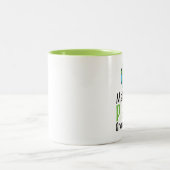 2 Couleurs Tasse deux tons 11 oz Planet Great Again (Centre)