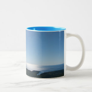 2 Couleurs Tasse deux tons 330 ml Light Blue Cadillac Mountai