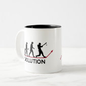2 Couleurs Tasse d'évolution de base-ball (Devant gauche)