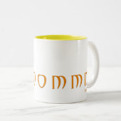 2 Couleurs Tasse d'harmonie (Devant droit)