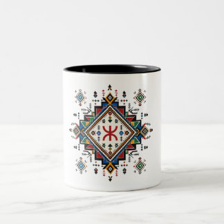 2 Couleurs Tasse d'héritage Amazigh - Berbère marocain tradit