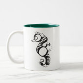 2 Couleurs Tasse d'hippocampe (Gauche)
