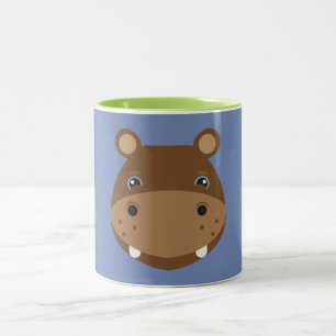 2 Couleurs Tasse d'hippopotame