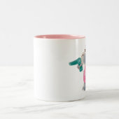 2 Couleurs Tasse d'hippopotame de coiffeur (Centre)