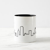 2 Couleurs Tasse d'horizon de Chicago (Centre)