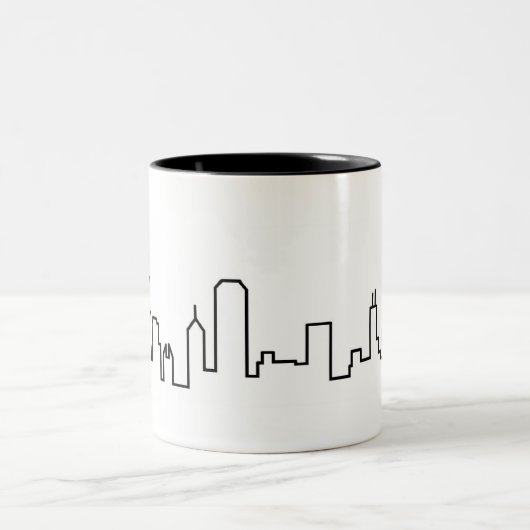 2 Couleurs Tasse d'horizon de Chicago (Centre)
