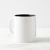 2 Couleurs Tasse d'horoscope de Poissons (Devant gauche)