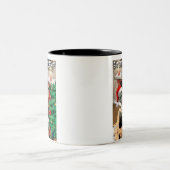 2 Couleurs Tasse d'horreur de Noël de zombi (Centre)