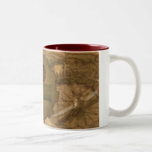 2 Couleurs Tasse d'I <3 Steampunk (Droit)