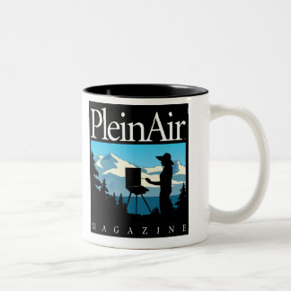 2 Couleurs Tasse d'icône de magazine de PleinAir