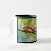 2 Couleurs Tasse d'iguane de Rasta (Devant gauche)