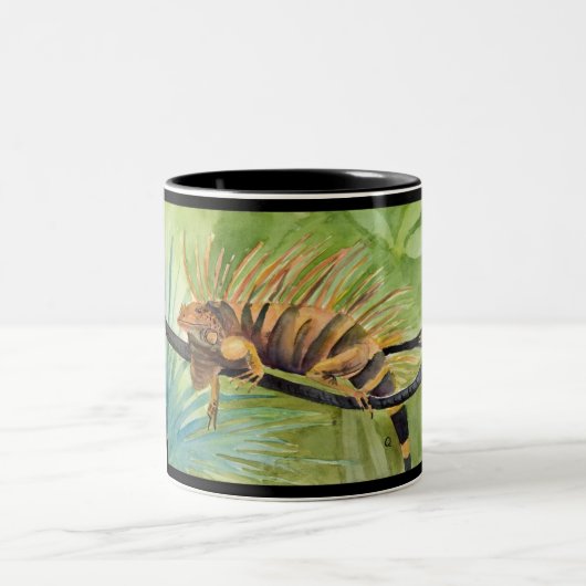 2 Couleurs Tasse d'iguane de Rasta (Centre)