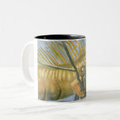 2 Couleurs Tasse d'iguane d'or (Devant gauche)