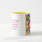 2 Couleurs Tasse d'Ikat Karen (Centre)