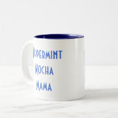 2 Couleurs tasse d'iKnit (bleue) (Devant gauche)