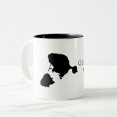 2 Couleurs Tasse d'île de Gotts (Devant gauche)