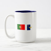 2 Couleurs Tasse d'îles des Açores (Gauche)