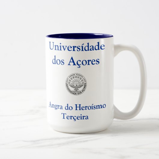 2 Couleurs Tasse d'îles des Açores (Droit)