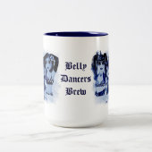 2 Couleurs Tasse d'illustration de caractère de Brew de (Centre)